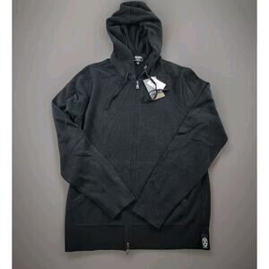 Todd Snyder Full Zip Cashmere Hoodie size S Black SW6487696